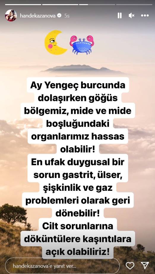 Hande Kazanova’dan beklenen uyarı geldi: Ay’ın Yengeç’e geçtiğini duyurdu, dikkat edilmesi gereken konuları tek tek sıraladı! 4